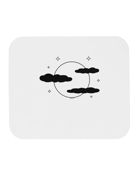 Moon and Stars - Halloween Mousepad-TooLoud-White-Davson Sales