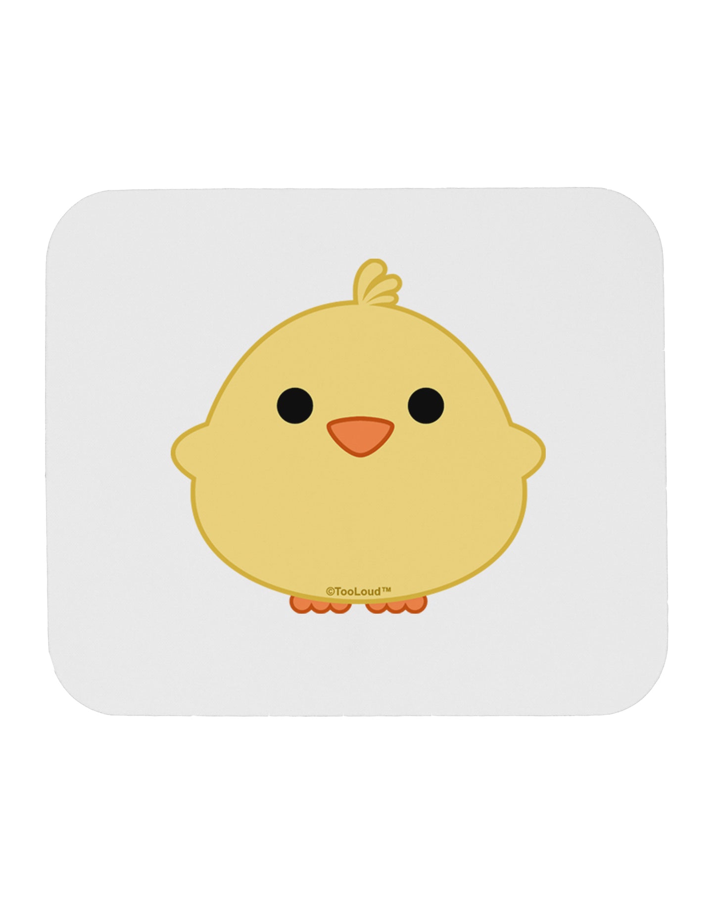 Cute Little Chick - Yellow Mousepad by TooLoud-TooLoud-White-Davson Sales