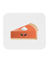 Cute Pumpkin Pie Thanksgiving Mousepad-TooLoud-White-Davson Sales