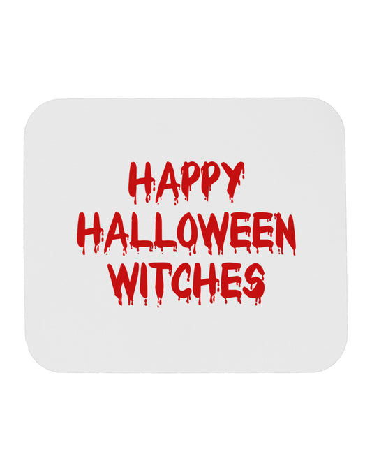 Happy Halloween Witches Blood Red Mousepad-TooLoud-White-Davson Sales