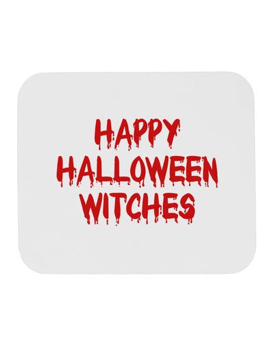 Happy Halloween Witches Blood Red Mousepad-TooLoud-White-Davson Sales