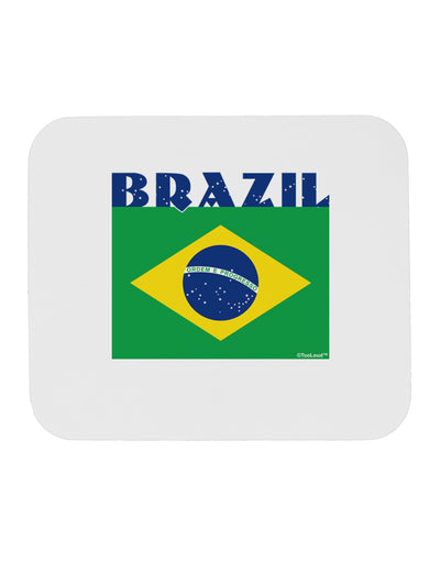 Brazil Flag Mousepad-TooLoud-White-Davson Sales