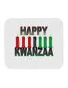 Happy Kwanzaa Candles Mousepad-TooLoud-White-Davson Sales