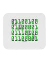 Binary Data Green Mousepad-TooLoud-White-Davson Sales