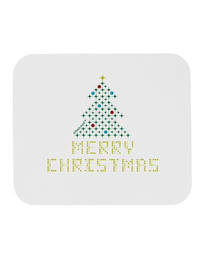 Merry Christmas Sparkles Mousepad-TooLoud-White-Davson Sales