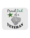 Dad of Veteran Mousepad-TooLoud-White-Davson Sales