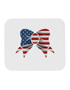 Patriotic Bow Mousepad-TooLoud-White-Davson Sales