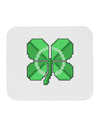 Pixel Four Leaf Clover Mousepad-TooLoud-White-Davson Sales