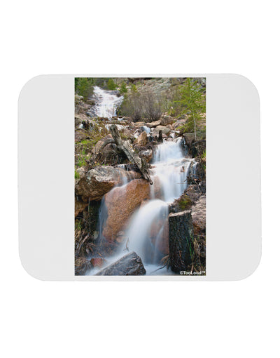 Colorado Waterfall Scene Mousepad-TooLoud-White-Davson Sales