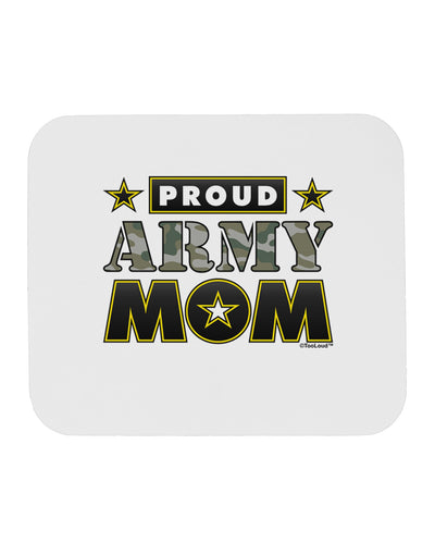 Proud Army Mom Mousepad-TooLoud-White-Davson Sales