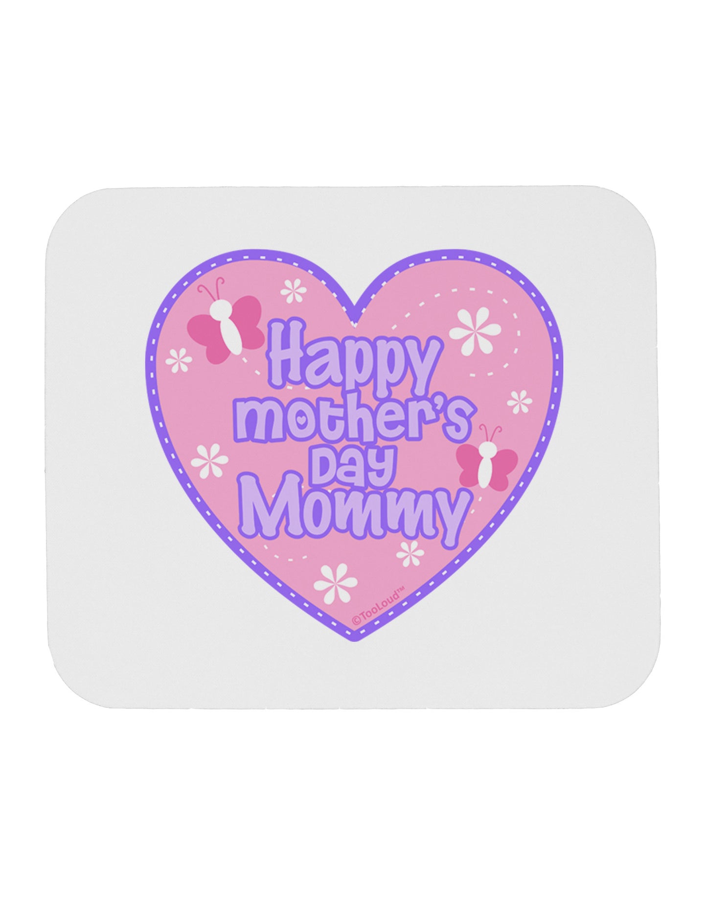 Happy Mother's Day Mommy - Pink Mousepad by TooLoud-TooLoud-White-Davson Sales
