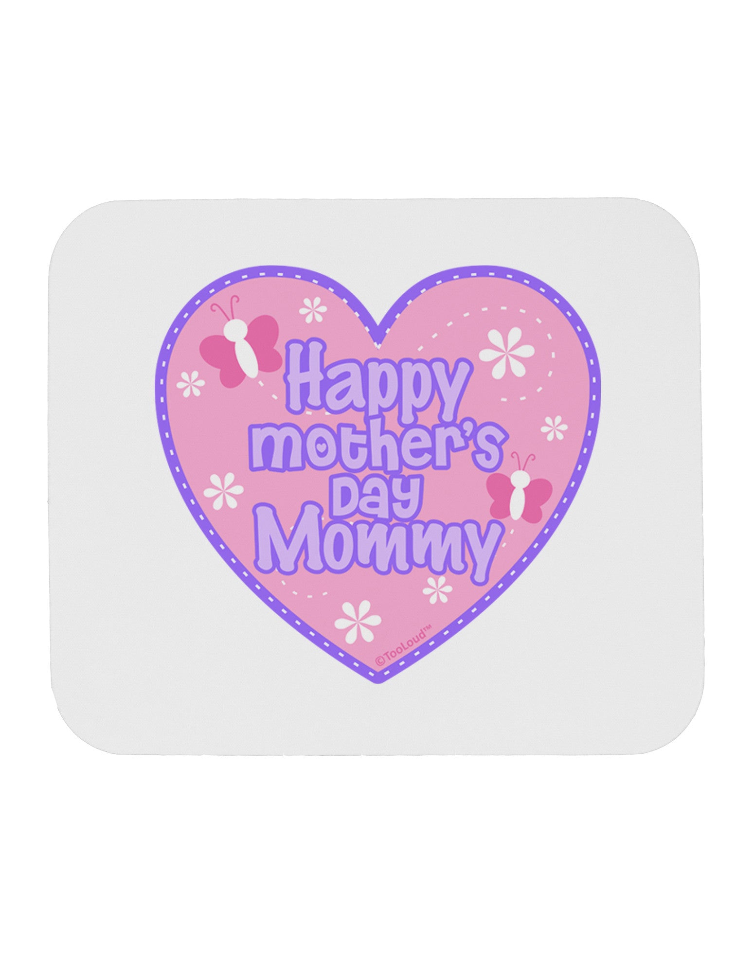 Happy Mother's Day Mommy - Pink Mousepad by TooLoud-TooLoud-White-Davson Sales