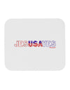 JesUSAves - Jesus Saves USA Design Mousepad by TooLoud-TooLoud-White-Davson Sales