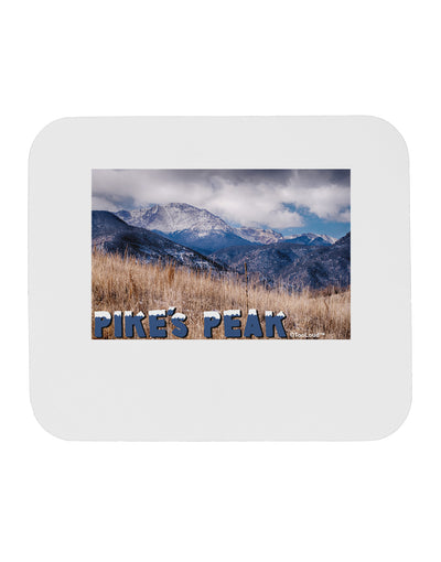 Pikes Peak CO Mountains Text Mousepad by TooLoud-TooLoud-White-Davson Sales