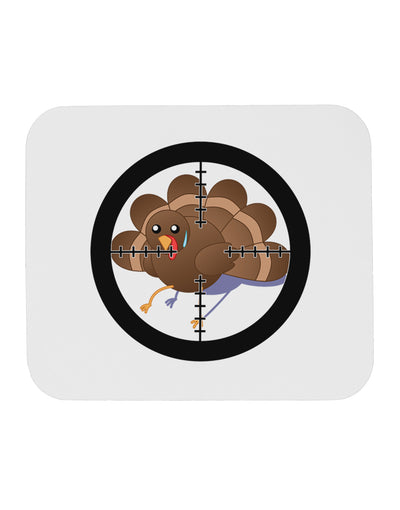 Turkey Trouble - Thanksgiving Funny Mousepad-TooLoud-White-Davson Sales