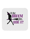 Ride It Purple Mousepad-TooLoud-White-Davson Sales