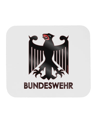 Bundeswehr Logo with Text Mousepad-TooLoud-White-Davson Sales