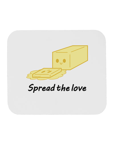 Butter - Spread the Love Mousepad-TooLoud-White-Davson Sales