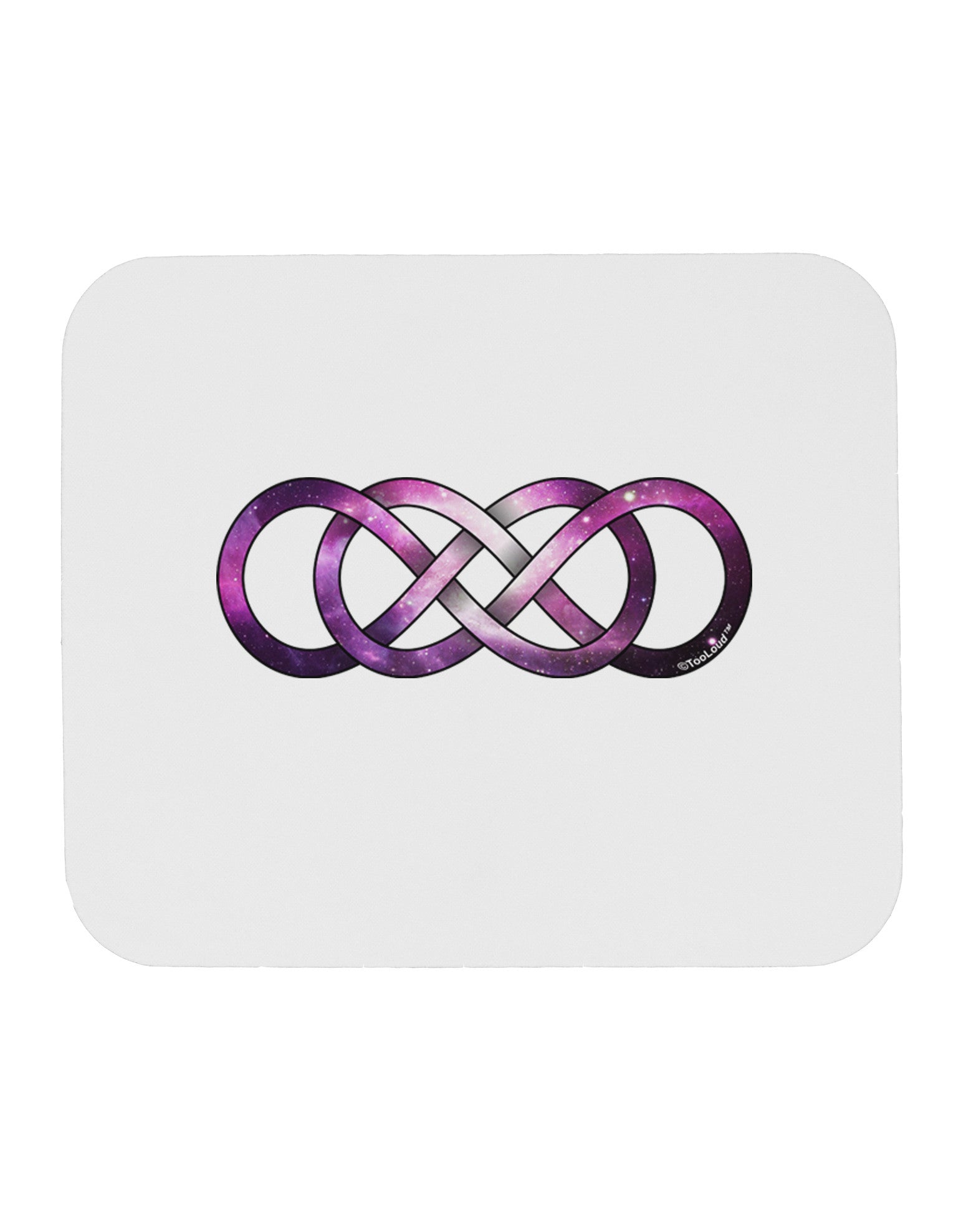 Double Ininifty Galaxy Mousepad-TooLoud-White-Davson Sales