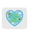 Happy First Mother's Day Mommy - Blue Mousepad by TooLoud-TooLoud-White-Davson Sales