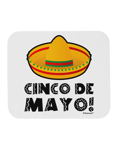 Sombrero Design - Cinco de Mayo Mousepad by TooLoud-TooLoud-White-Davson Sales