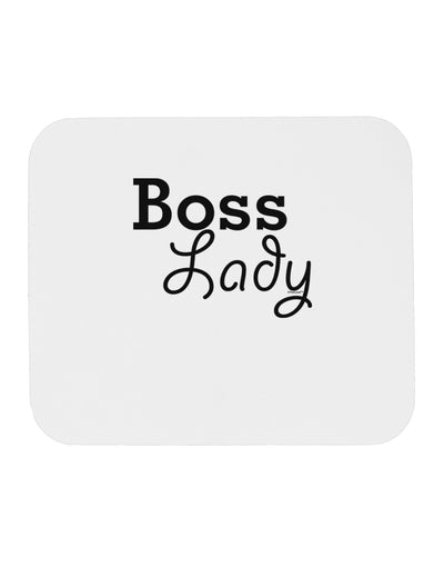 Boss Lady - Boss Day Mousepad-TooLoud-White-Davson Sales