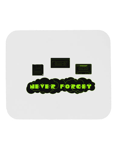 Never Forget Retro 80's Funny Mousepad by TooLoud-TooLoud-White-Davson Sales