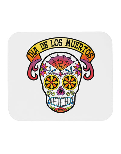 Dia de los Muertos Calavera Mousepad-TooLoud-White-Davson Sales