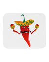 Red Hot Mexican Chili Pepper Mousepad-TooLoud-White-Davson Sales