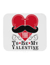 I Mustache You To Be My Valentine Mousepad-TooLoud-White-Davson Sales