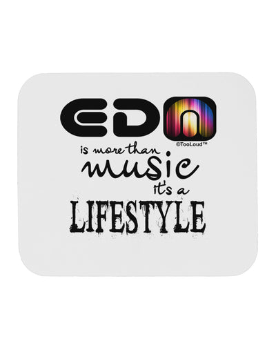 EDM - A Lifestyle Mousepad-TooLoud-White-Davson Sales