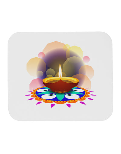 Festive Diya and Rangoli Mousepad by TooLoud-TooLoud-White-Davson Sales