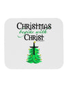 Begins With Christ Mousepad-TooLoud-White-Davson Sales