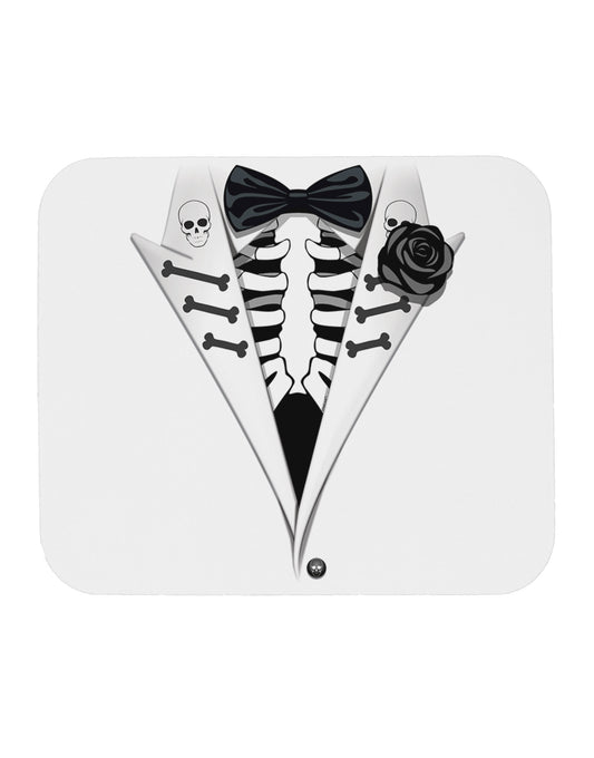 Skeleton Tuxedo Halloween Mousepad-TooLoud-White-Davson Sales