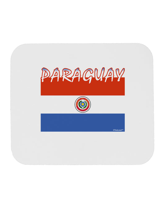 Paraguay Flag Mousepad-TooLoud-White-Davson Sales