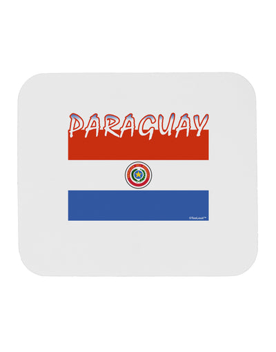 Paraguay Flag Mousepad-TooLoud-White-Davson Sales