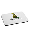 Don't Tread On Me Gadsden Flag Rattlesnake Mousepad-TooLoud-White-Davson Sales