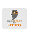 BOOtiful Ghost Orange Mousepad-TooLoud-White-Davson Sales