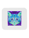 Geometric Kitty Inverted Mousepad-TooLoud-White-Davson Sales