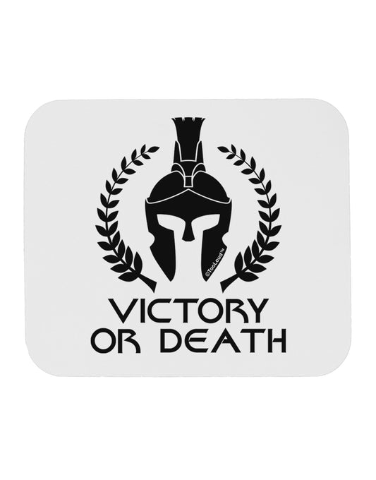 Spartan Victory Or Death Mousepad-TooLoud-White-Davson Sales