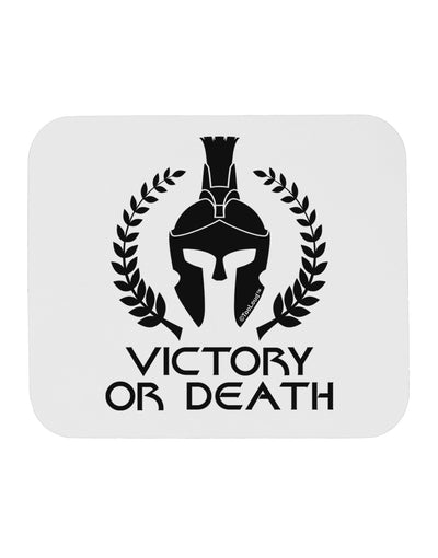 Spartan Victory Or Death Mousepad-TooLoud-White-Davson Sales