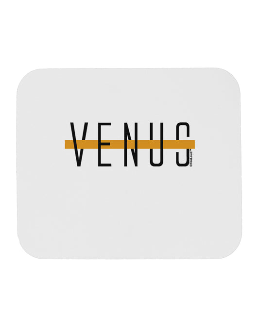 Planet Venus Text Only Mousepad by TooLoud-TooLoud-White-Davson Sales