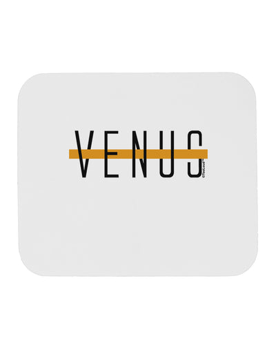 Planet Venus Text Only Mousepad by TooLoud-TooLoud-White-Davson Sales