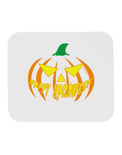 Happy Halloween Jack Yellow Mousepad-TooLoud-White-Davson Sales