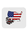 American Roots Design - American Flag Mousepad by TooLoud-TooLoud-White-Davson Sales