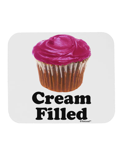 Cream Filled Pink Cupcake Design Mousepad by TooLoud-TooLoud-White-Davson Sales