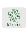 Kiss Me Clover Mousepad-TooLoud-White-Davson Sales