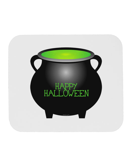Witches Cauldron Happy Halloween Mousepad-TooLoud-White-Davson Sales