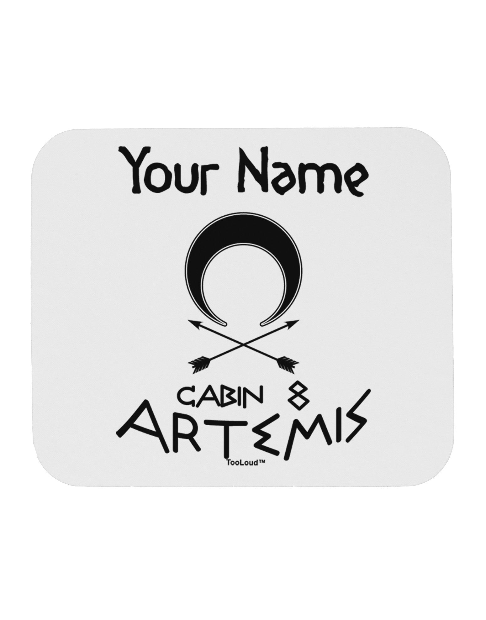 Personalized Cabin 8 Artemis Mousepad by TooLoud-TooLoud-White-Davson Sales
