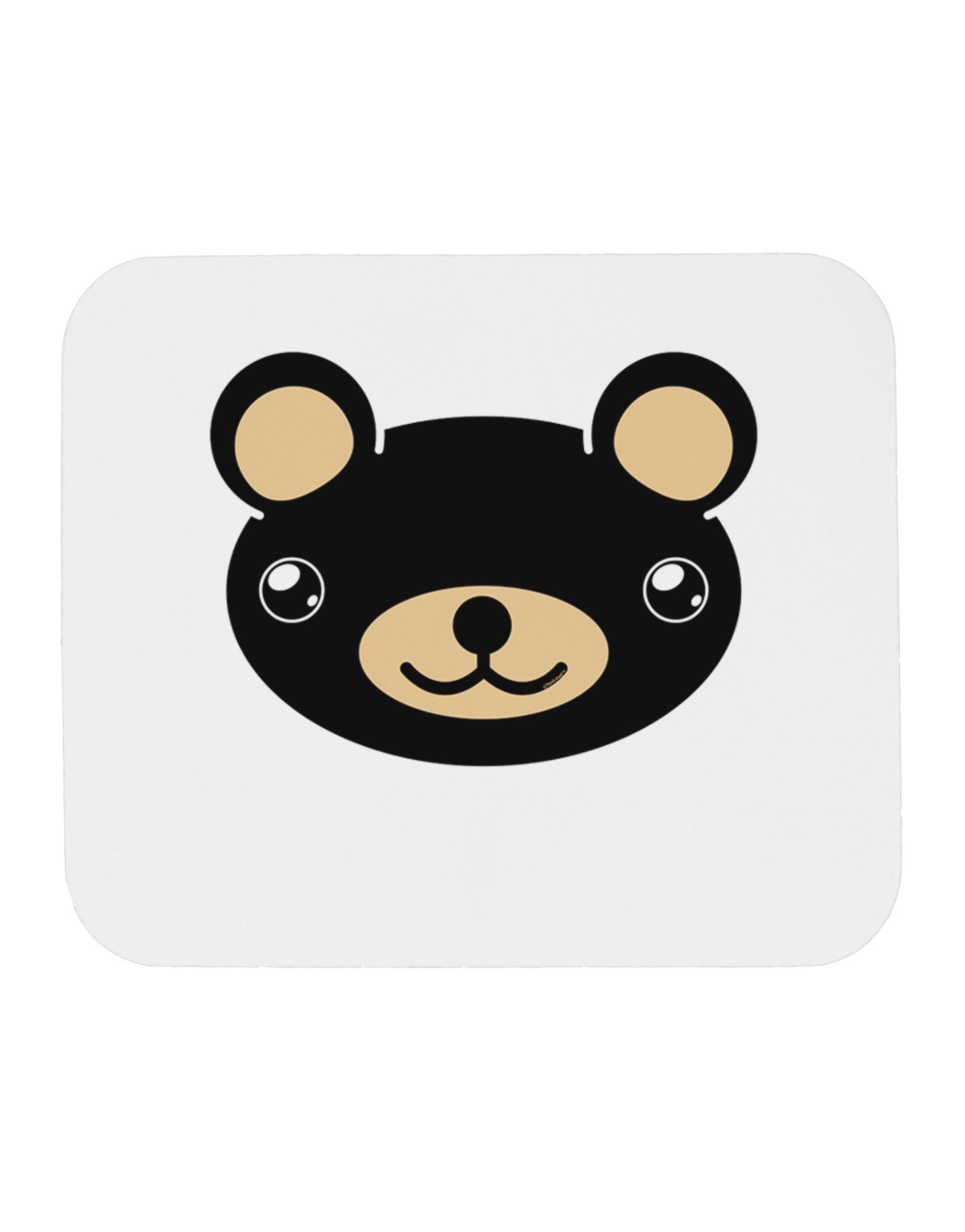 Kyu-T Head - Night Beartholomew Teddy Bear Mousepad-TooLoud-White-Davson Sales
